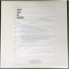 UPS AND DOWNS The Living Kind +2 (What Goes On Records ‎– WHAT GOES 10T) UK 1986 Test-Pressing 12" EP (Alternative Rock)
